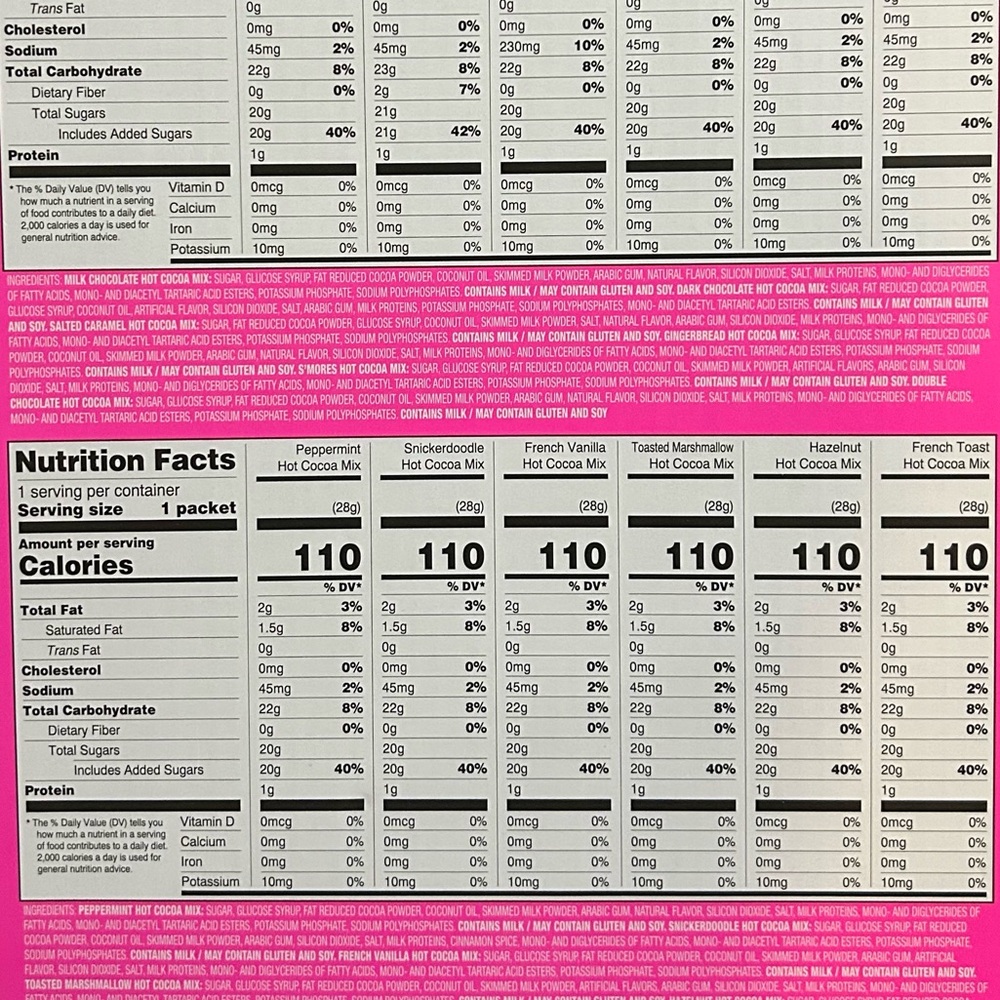 SOLD Barbie Hot Cocoa Mix stocking stuffers 12 flavors - Picture 10 of 11